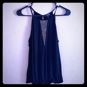 Express blouse with gold beading